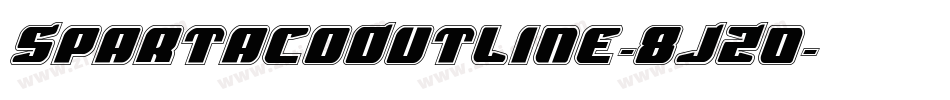 SpartacoOutline-8JZ0字体转换
