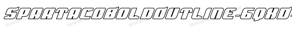 SpartacoBoldOutline-6qxD字体转换