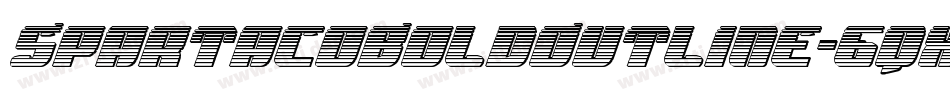 SpartacoBoldOutline-6qxD字体转换
