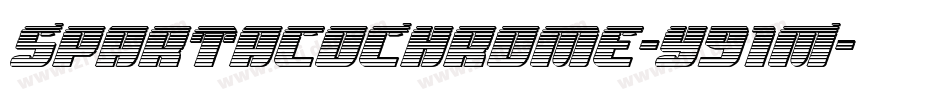 SpartacoChrome-y91M字体转换 SpartacoChrome-y91M字体转换