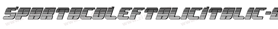 SpartacoLeftalicItalic-BKax字体转换