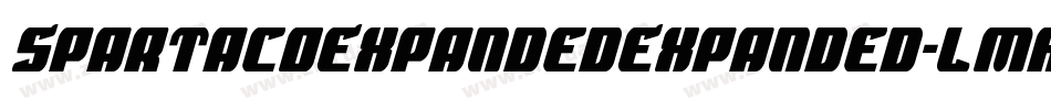 SpartacoExpandedExpanded-lmKy字体转换