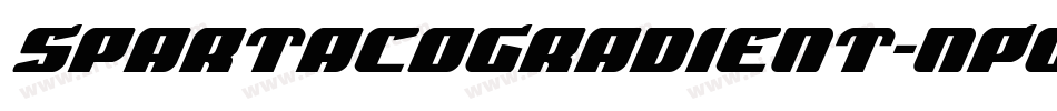 SpartacoGradient-nPgP字体转换
