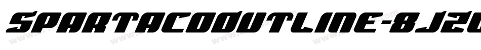 SpartacoOutline-8JZ0字体转换