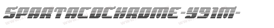 SpartacoChrome-y91M字体转换 SpartacoChrome-y91M字体转换