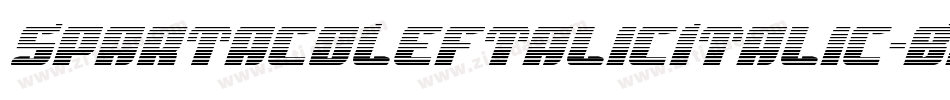 SpartacoLeftalicItalic-BKax字体转换