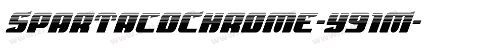 SpartacoChrome-y91M字体转换 SpartacoChrome-y91M字体转换