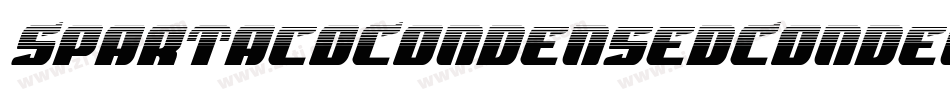 SpartacoCondensedCondensed-9lXL字体转换