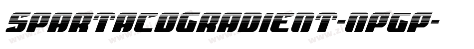 SpartacoGradient-nPgP字体转换