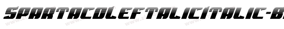 SpartacoLeftalicItalic-BKax字体转换