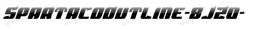 SpartacoOutline-8JZ0字体转换