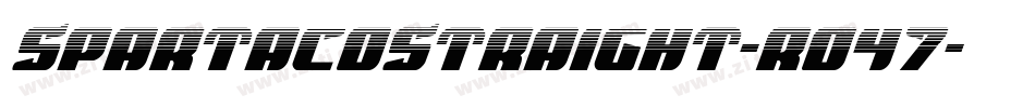 SpartacoStraight-ro47字体转换