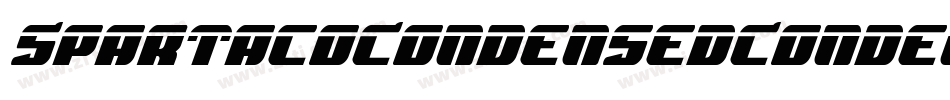 SpartacoCondensedCondensed-9lXL字体转换