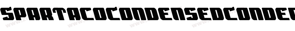 SpartacoCondensedCondensed-9lXL字体转换