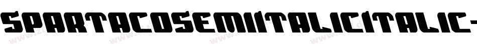 SpartacoSemiItalicItalic-YDMo字体转换