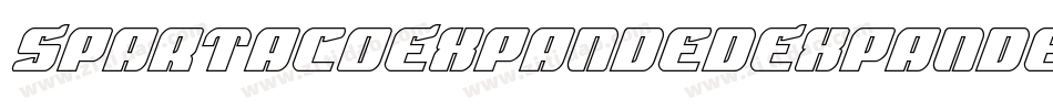 SpartacoExpandedExpanded-lmKy字体转换