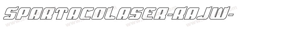 SpartacoLaser-RaJW字体转换