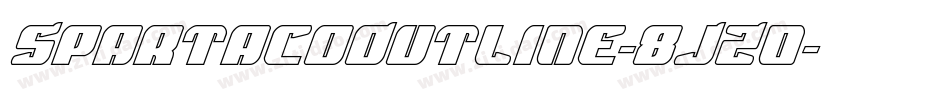 SpartacoOutline-8JZ0字体转换