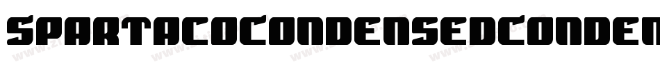 SpartacoCondensedCondensed-9lXL字体转换