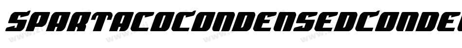 SpartacoCondensedCondensed-9lXL字体转换