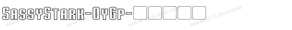 SassyStark-OyGp字体转换