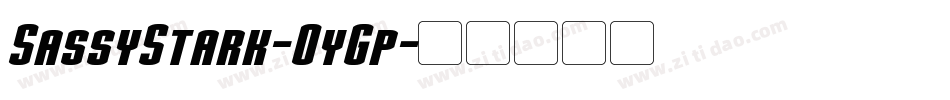 SassyStark-OyGp字体转换