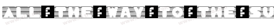 All-the-Way-to-the-Sun字体转换