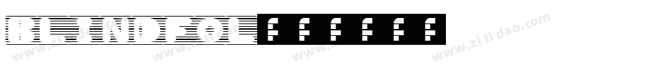 blindfol字体转换
