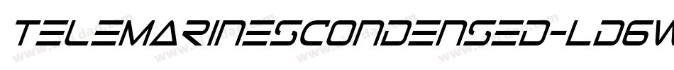 TeleMarinesCondensed-Ld6W字体转换 TeleMarinesCondensed-Ld6W字体转换