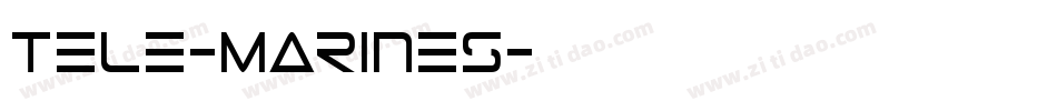 Tele-Marines字体转换