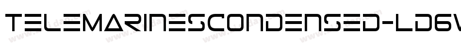 TeleMarinesCondensed-Ld6W字体转换 TeleMarinesCondensed-Ld6W字体转换