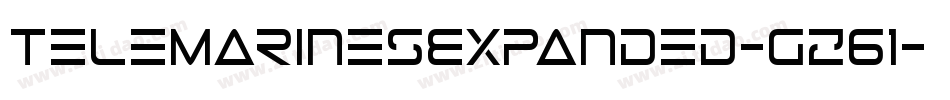 TeleMarinesExpanded-gz61字体转换