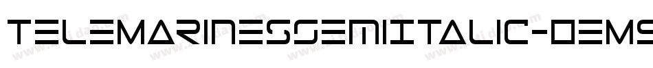TeleMarinesSemiItalic-0eM9字体转换 TeleMarinesSemiItalic-0eM9字体转换