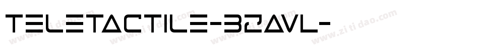 Teletactile-3zavL字体转换
