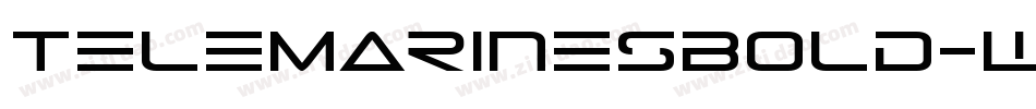 TeleMarinesBold-wzKZ字体转换