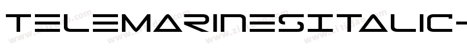 TeleMarinesItalic-4Owp字体转换