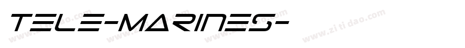Tele-Marines字体转换