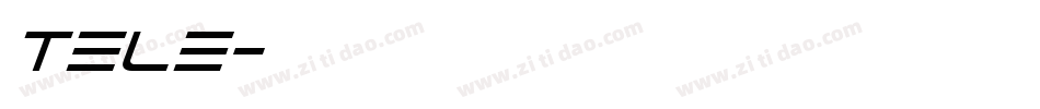 Tele字体转换