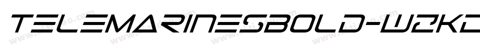 TeleMarinesBold-wzKZ字体转换