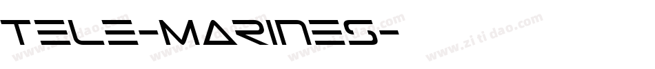 Tele-Marines字体转换