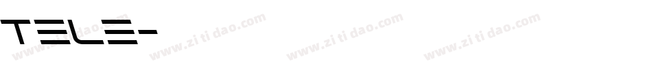 Tele字体转换