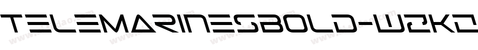TeleMarinesBold-wzKZ字体转换
