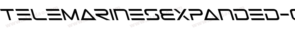 TeleMarinesExpanded-gz61字体转换