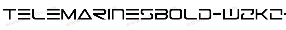 TeleMarinesBold-wzKZ字体转换