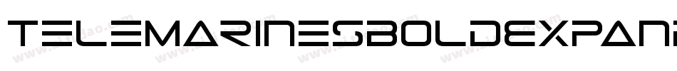 TeleMarinesBoldExpanded-7xdA字体转换 TeleMarinesBoldExpanded-7xdA字体转换