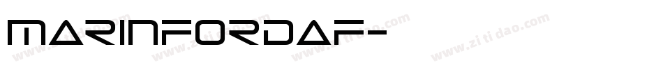 marinfordaf字体转换