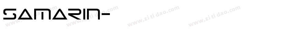 samarin字体转换