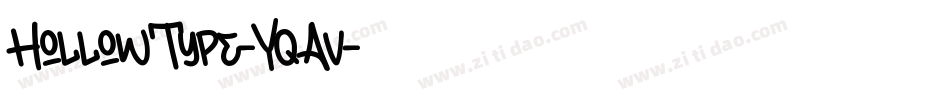 HollowType-YqAv字体转换
