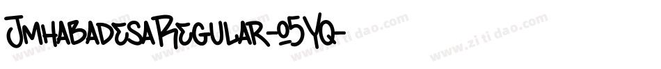 JmhabadesaRegular-o5Yq字体转换
