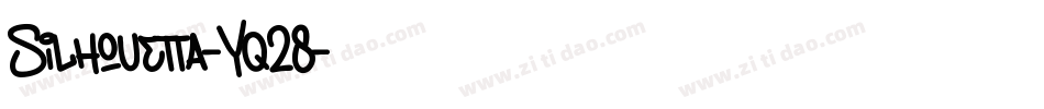 Silhouetta-Yq28字体转换